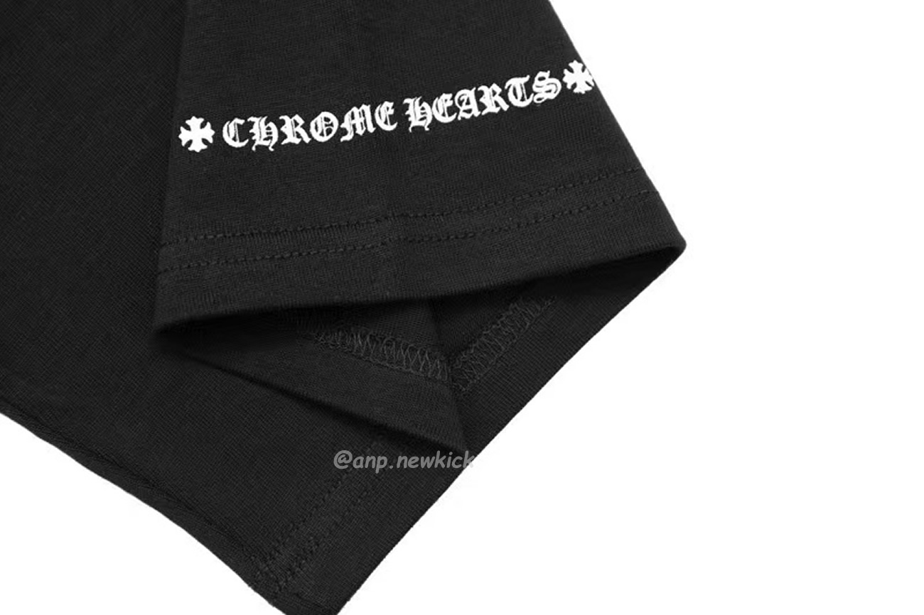 Chrome Hearts Horse Shoe Logo Pocket Black T Shirt (2) - newkick.vip